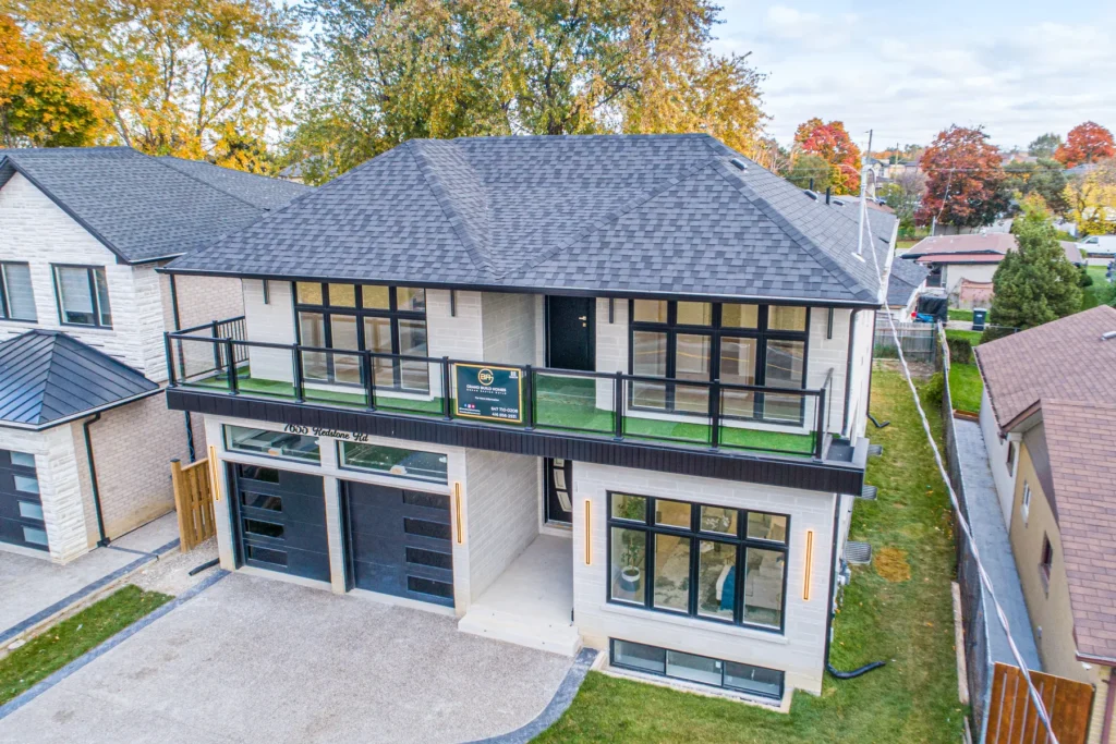Redstone Road custom home in Mississauga by GrandBuild Homes