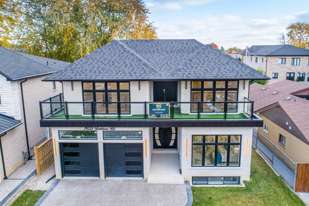 Redstone Road custom home in Mississauga by GrandBuild Homes